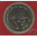 ISLE OF MAN 1975 . TWENTY FIVE 25 PENCE . COMMEMORATIVE COIN . MANX CAT